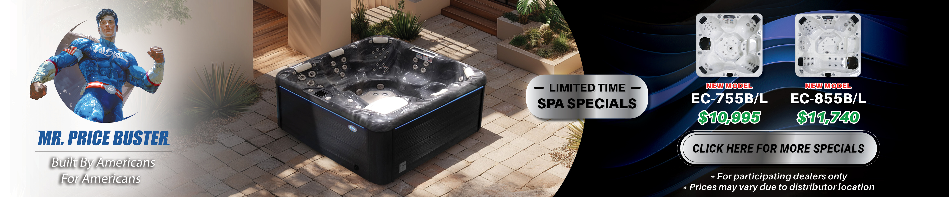 Calspas hot tub being used in a family setting - Merced